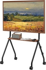 Mobile TV Stand on Wheels for