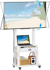 Mobile TV Stand on Wheels for