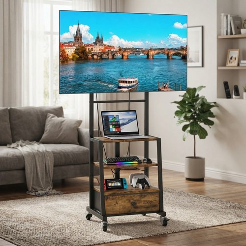 Elegant rolling stand - rolling, tv