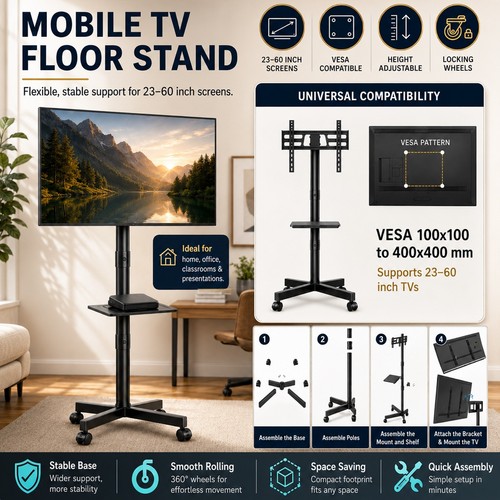 Mobile cart floor stand - mobile,