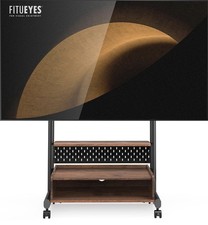 FITUEYES TV Stand on Wheels