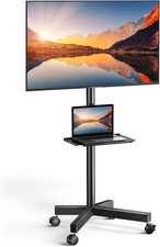 Rolling TV Stand on Wheels